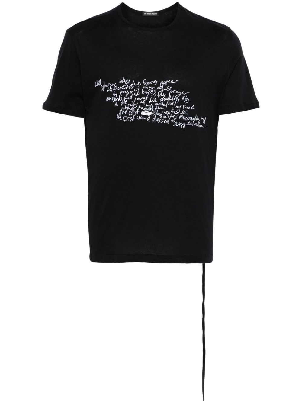 Ann Demeulemeester Baptist Standard T-shirt Zwart