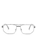 Cazal pilot frame glasses - Silver