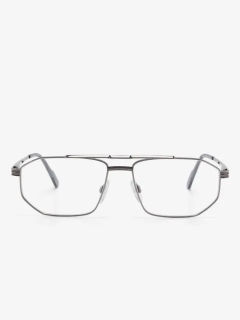 Cazal lentes con armazón estilo piloto