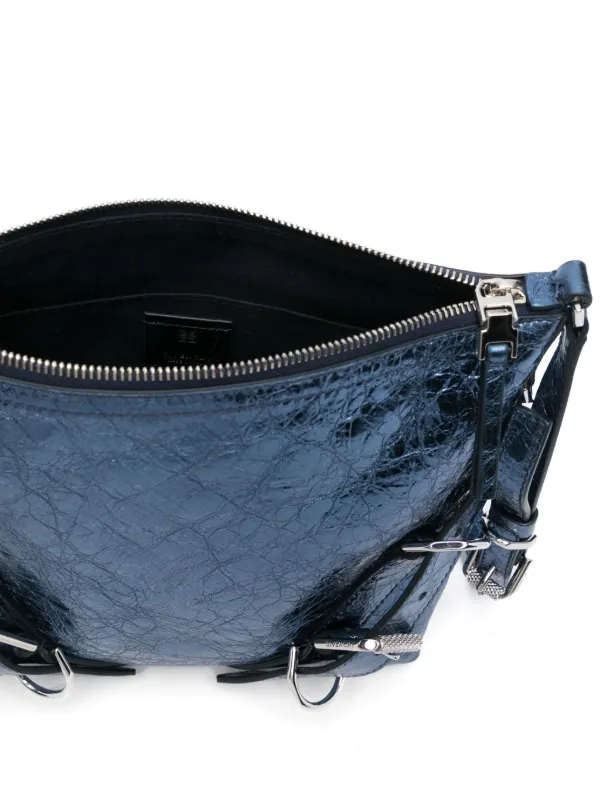 ジバンシィ コットンWoyouショルダーバッグ ブルー Givenchy Voyou ショルダーバッグ | ブルー | FARFETCH JP