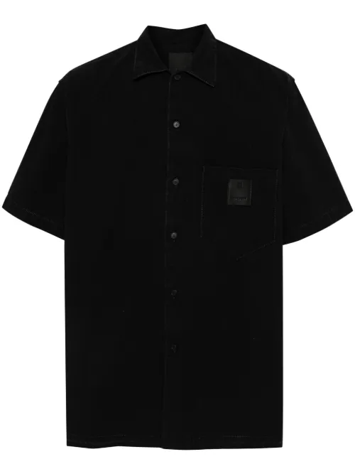 Chemise à patch logo - Givenchy - Modalova