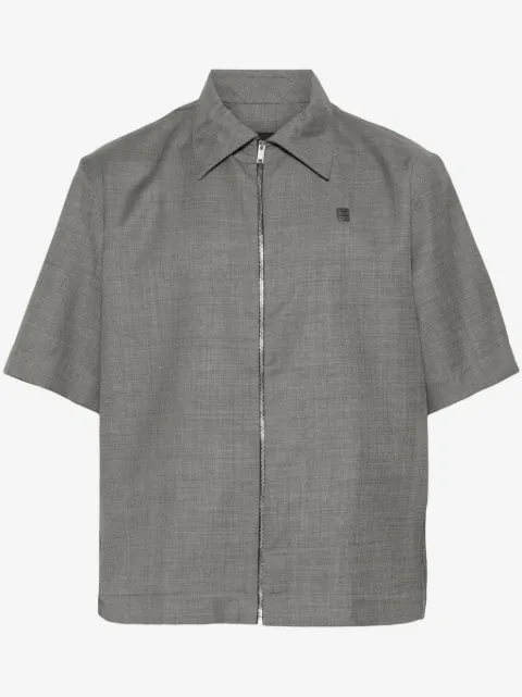 Givenchy 4G-motif wool shirt