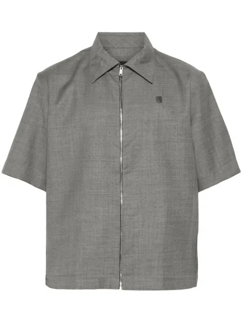 Chemise en laine à motif 4G - Givenchy - Modalova