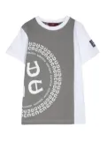 Aigner Kids logo-printed T-shirt - Grey