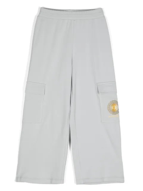 Aigner Kids logo-print cargo sweatpants