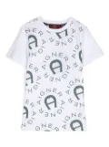 Aigner Kids logo-printed T-shirt - White