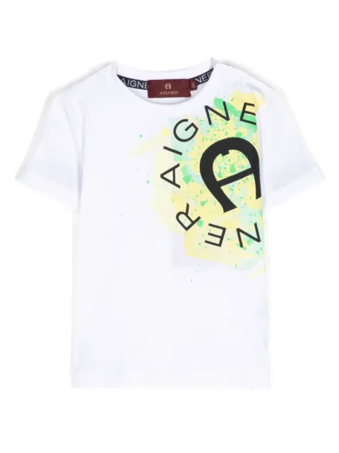 Aigner Kids graphic-printed T-shirt