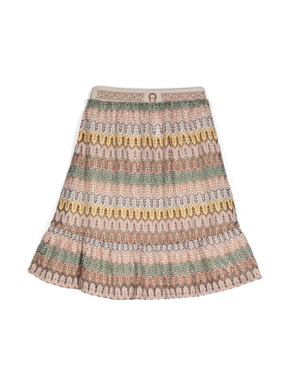aignerkids Aigner Kids Fancy gebreide rok - Bruin