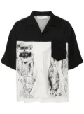 DOMREBEL graphic print shirt - Blue