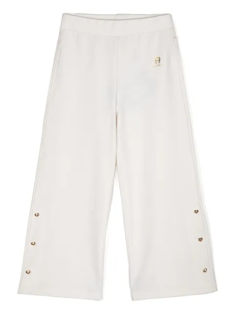 Aigner Kids heart-button jersey sweatpants
