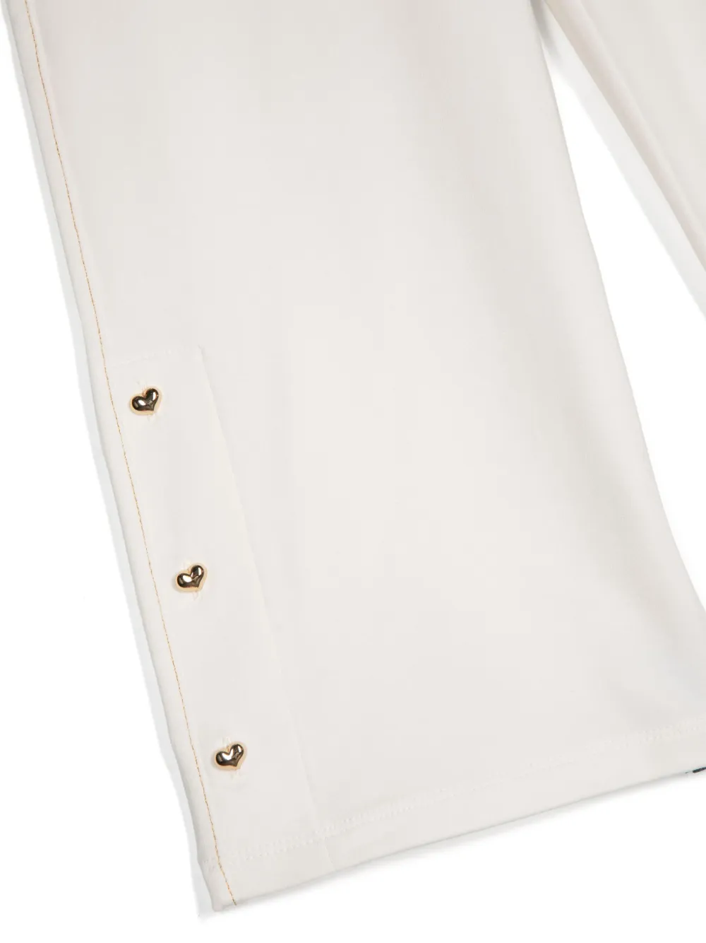 AIGNER HEART-BUTTON JERSEY SWEATPANTS