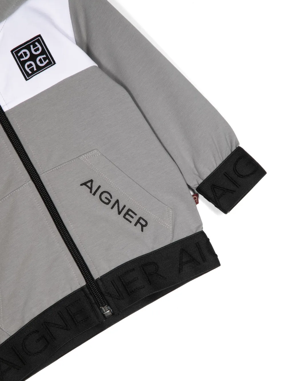 Aigner Kids Jack met capuchon Grijs