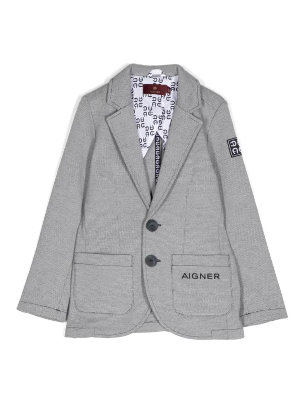 Aigner Kids ロゴ ジャケット | ブルー | FARFETCH JP