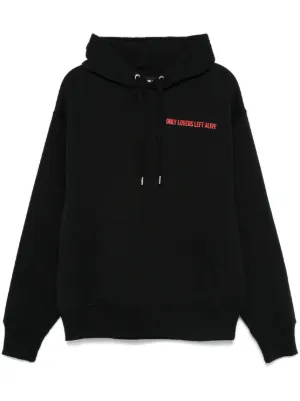 (正規店出品)EGONLAB. SW002B TEDDIES SWEATSHIRT BLACK SS24 Black Teddies Hoodie by EGONlab on Sale
