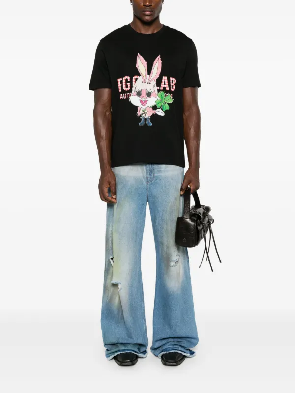VIP【関税送料無料】希少 Egonlab Lapinou Tee Shirt EGONlab. Lapinou T-shirt | Black | FARFETCH GE