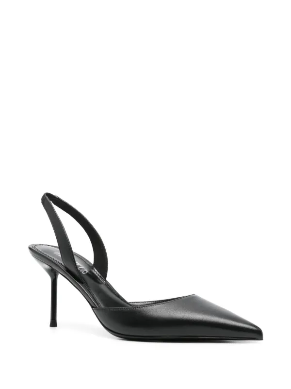 Paris Texas 85mm Lidia Slingback Pumps | Black | FARFETCH