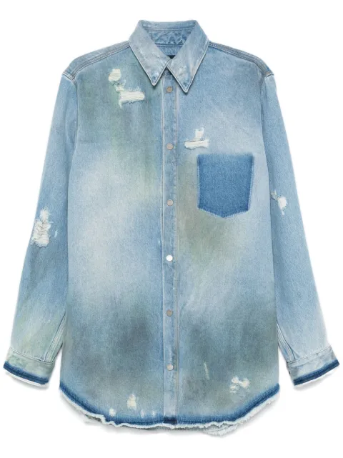 EGONlab. distressed shirt