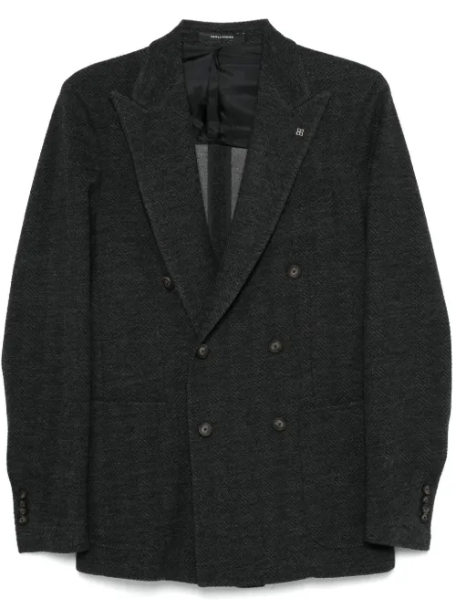 Blazer à motif de chevrons - Tagliatore - Modalova