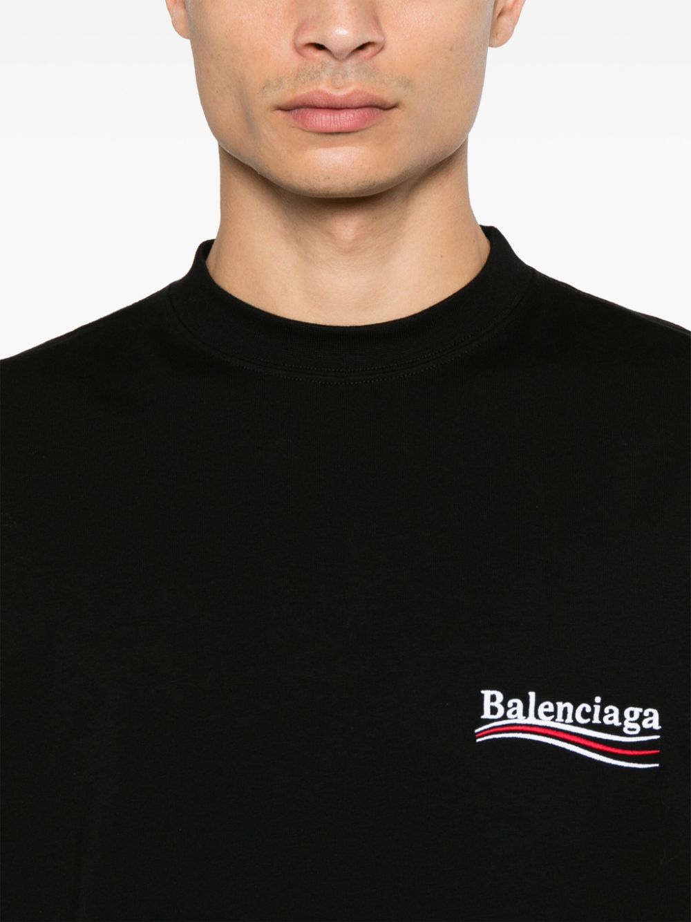 Balenciaga Political T-shirt | Black | FARFETCH CA