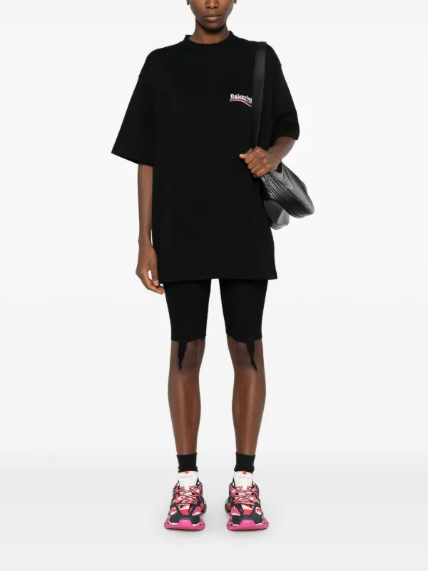 Balenciaga Political Tシャツ | ブラック | FARFETCH JP