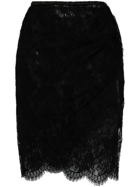 Saint Laurent lace mini skirt