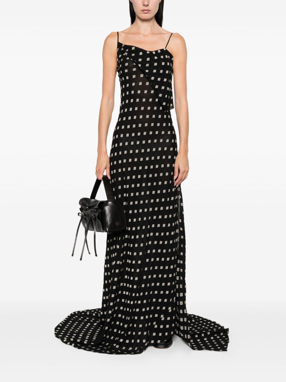 Ann Demeulemeester Maxi-dress - Zwart