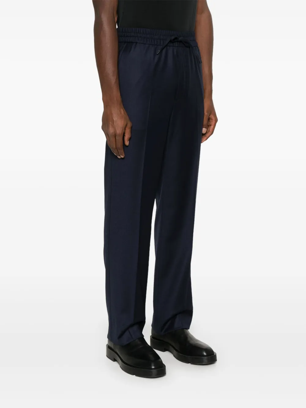 Brioni Asolo broek met trekkoordtaille Blauw