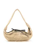 LEMAIRE Fortune Croissant Filt bag - Neutrals