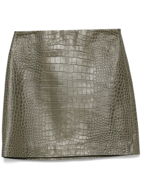 Ermanno Scervino minijupe à effet peau de crocodile