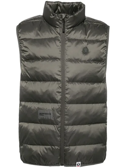 Gilet matelassé à patch logo - AAPE BY *A BATHING APE® - Modalova