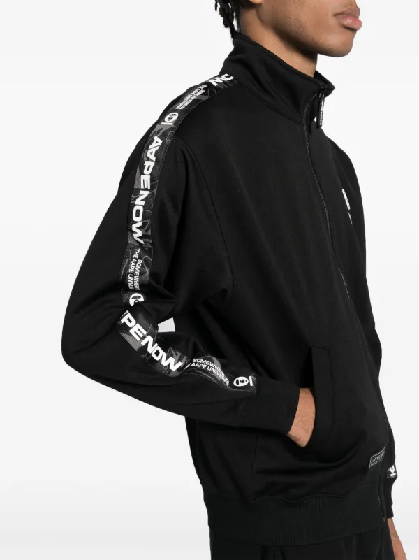 AAPE BY *A BATHING APE® logo-patched Jacket | Black AAPE BY *A BATHING APE® logo-patched Jacket | Black