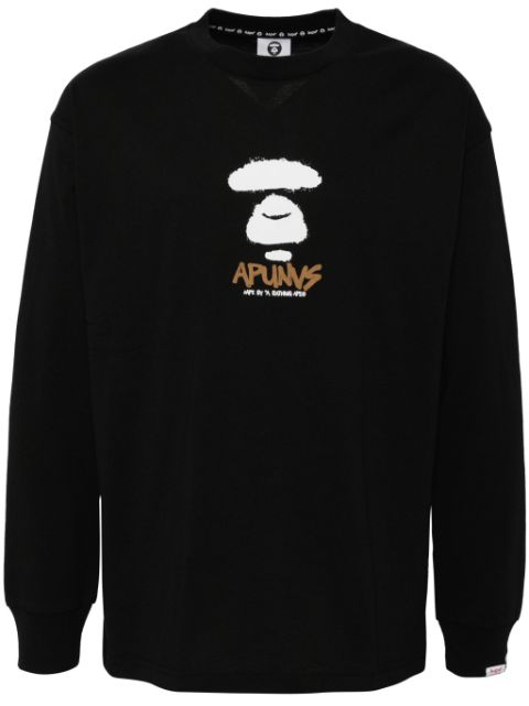 AAPE BY *A BATHING APE moonface logo T-shirt Men