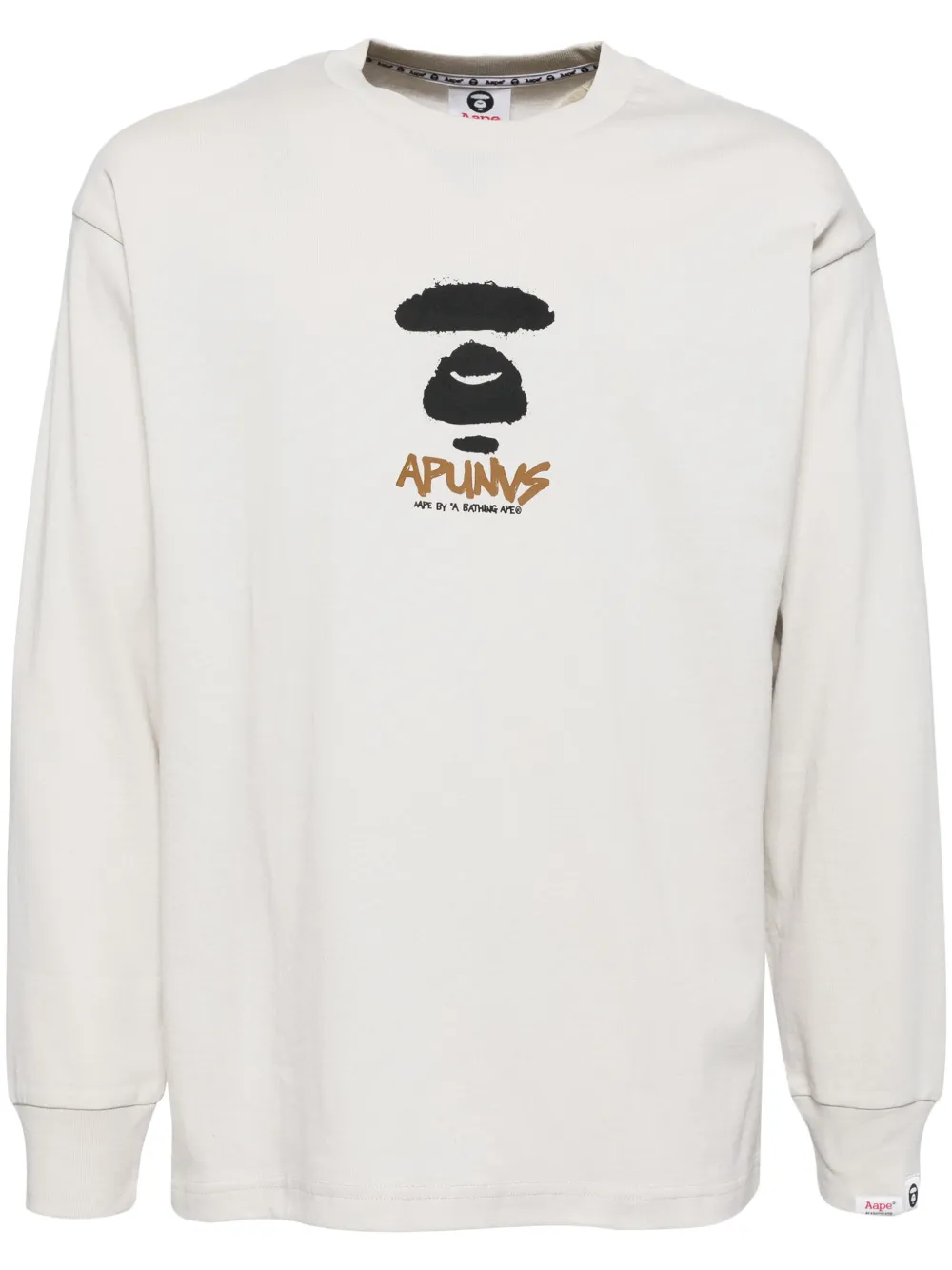 AAPE BY *A BATHING APE® playera cuello redondo | blanco | Image 1