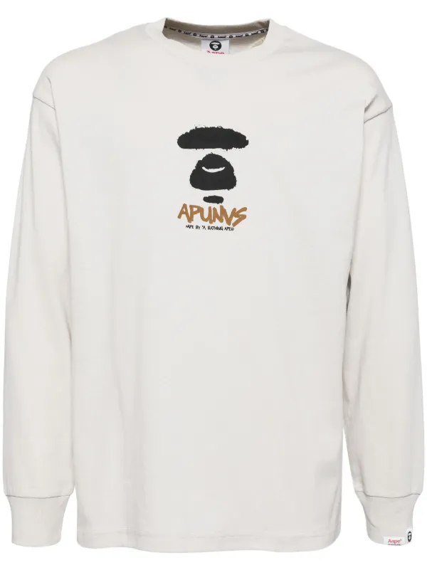 AAPE BY *A BATHING APE® Cotton T-shirt | White | FARFETCH 