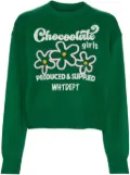 CHOCOOLATE patterned jumper - Green