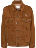 CHOCOOLATE cropped denim jacket - Brown