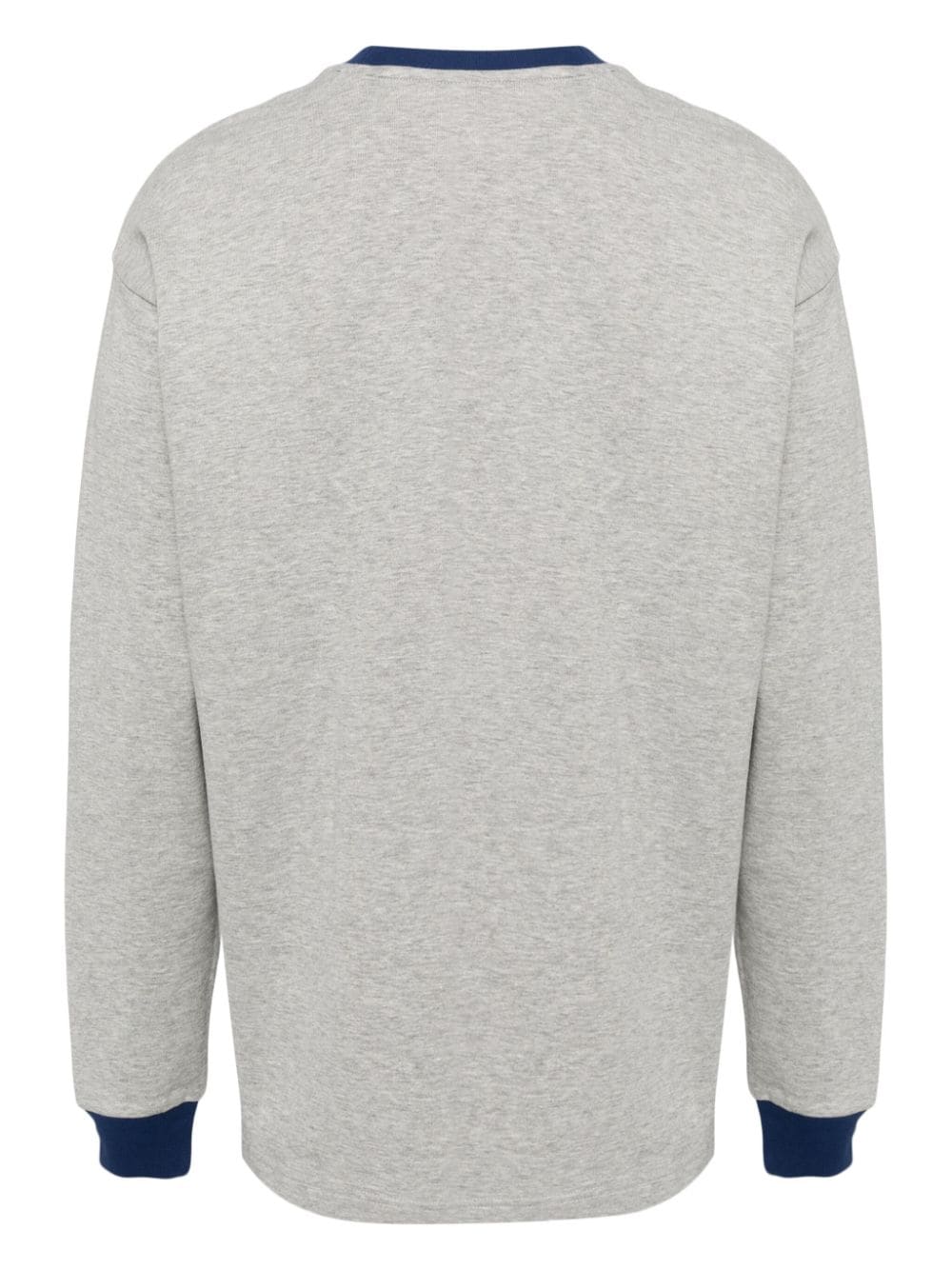 Shop Chocoolate Logo Print Long-sleeved T-shirt In Grey