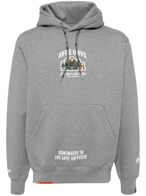 AAPE BY *A BATHING APE logo hoodie Men