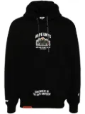 AAPE BY *A BATHING APE® logo hoodie - Black