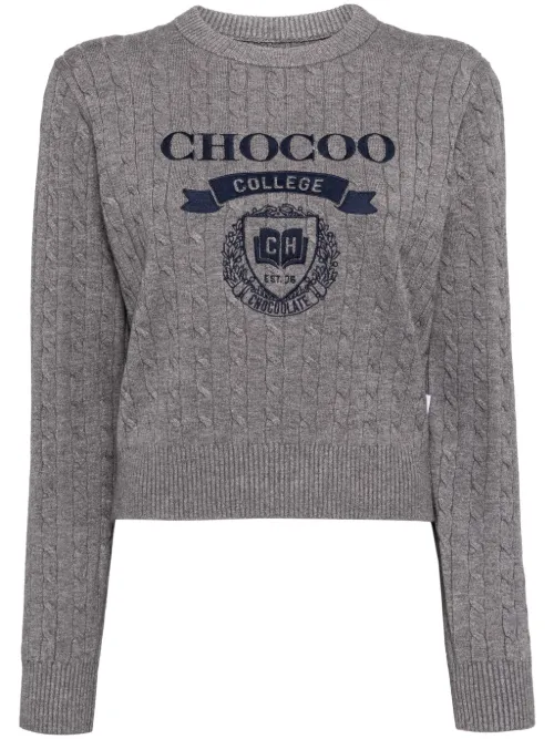 Pull à logo brodé - CHOCOOLATE - Modalova