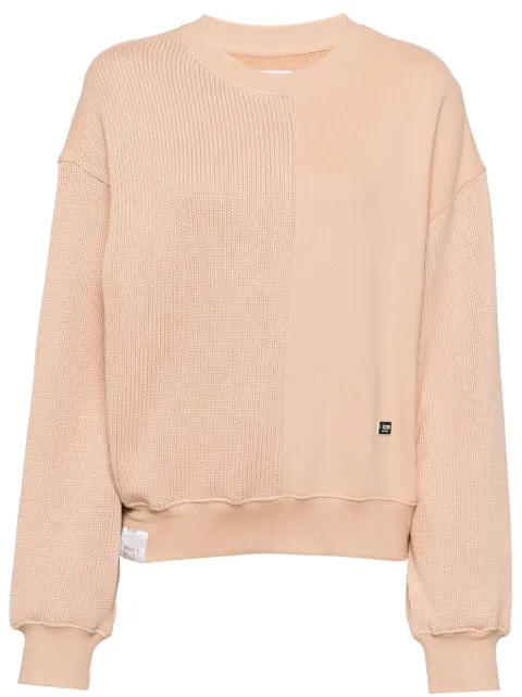 izzue patchwork sweatshirt