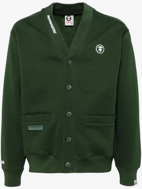 AAPE BY *A BATHING APE® logo cardigan