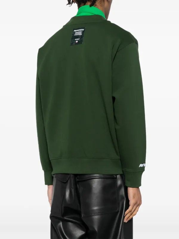 AAPE BY *A BATHING APE® Logo Cardigan | Green | FARFETCH