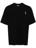 A BATHING APE® logo print T-shirt - Black