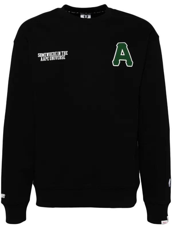 AAPE BY *A BATHING APE® ロゴ スウェットシャツ | ブラック | FARFETCH JP