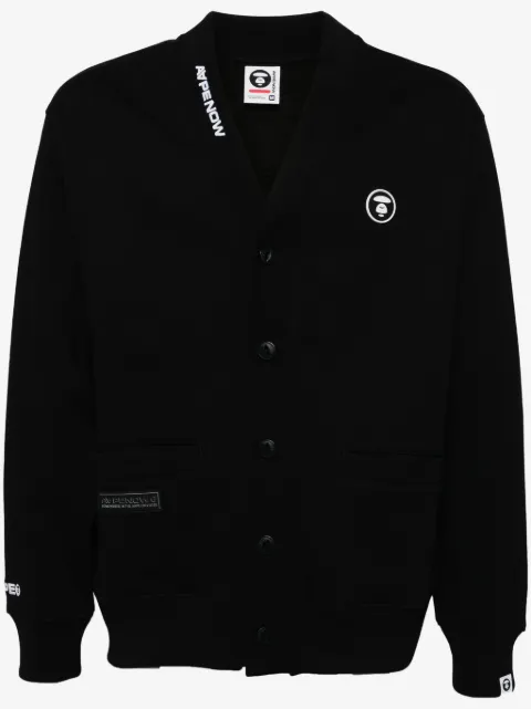AAPE BY *A BATHING APE® logo cardigan