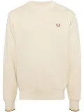 Fred Perry embroidered logo sweatshirt - Yellow