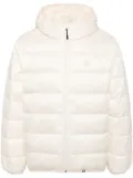 AAPE BY *A BATHING APE® logo down jacket - Neutrals