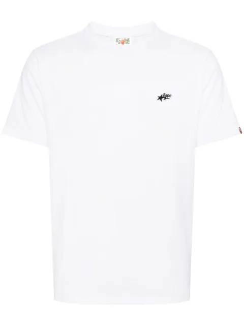 A BATHING APE® playera con aplique del logo