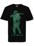A BATHING APE® logo-printed T-shirt - Black